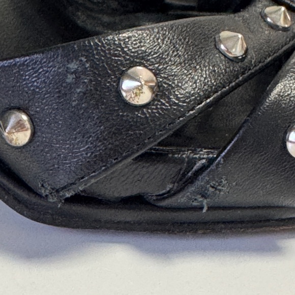 Gucci Jacqueline Black Studded Women's Heels 👠 - Picture 9 of 11